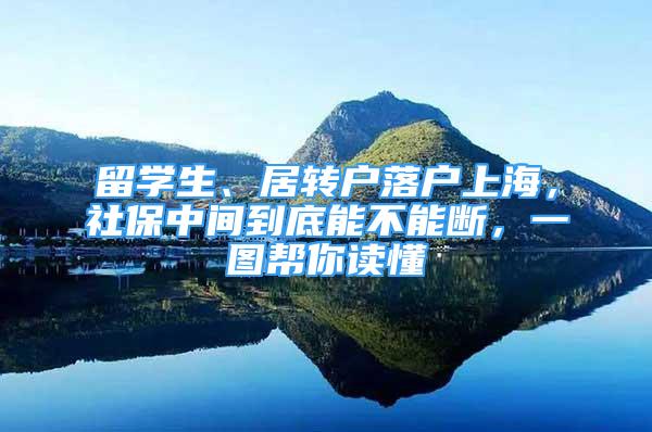 留学生、居转户落户上海，社保中间到底能不能断，一图帮你读懂