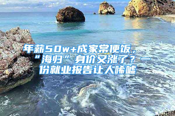 年薪50w+成家常便饭，“海归”身价又涨了？一份就业报告让人唏嘘