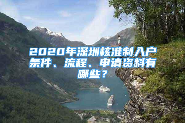 2020年深圳核准制入户条件、流程、申请资料有哪些？