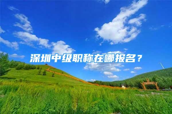 深圳中级职称在哪报名？