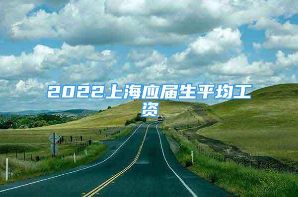 2022上海应届生平均工资