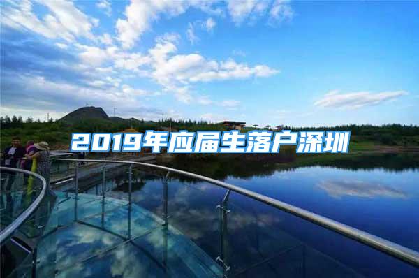 2019年应届生落户深圳