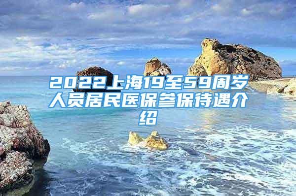 2022上海19至59周岁人员居民医保参保待遇介绍