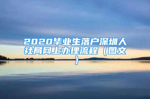 2020毕业生落户深圳人社局网上办理流程（图文）