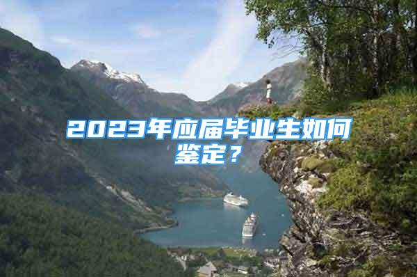 2023年应届毕业生如何鉴定？