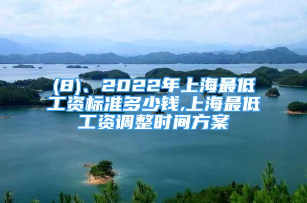 (8)、2022年上海最低工资标准多少钱,上海最低工资调整时间方案