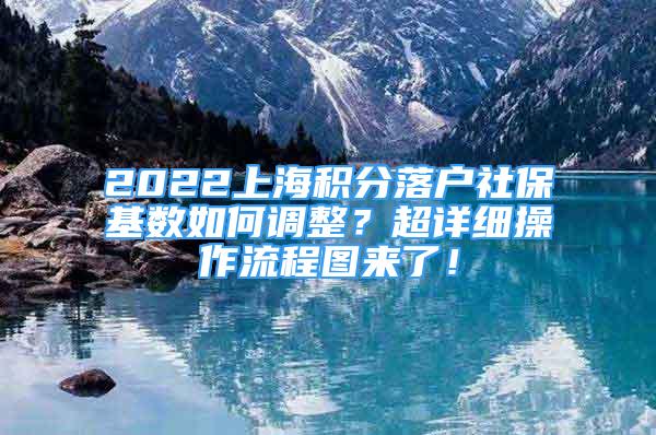 2022上海积分落户社保基数如何调整？超详细操作流程图来了！