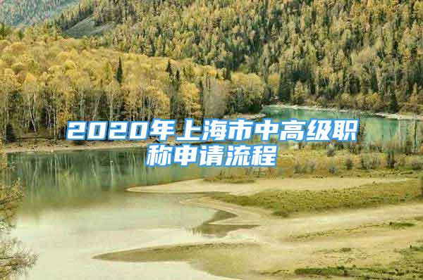 2020年上海市中高级职称申请流程