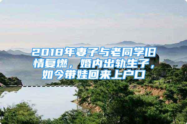 2018年妻子与老同学旧情复燃，婚内出轨生子，如今带娃回来上户口