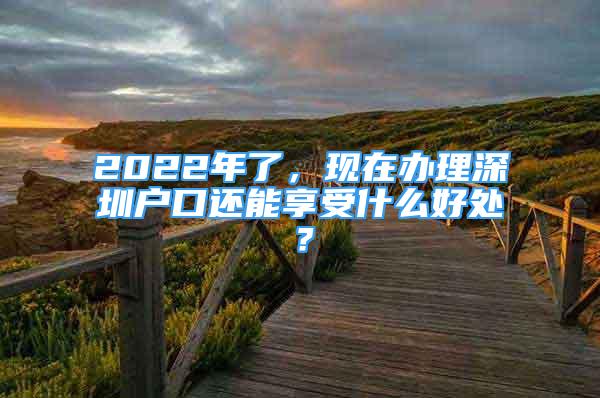 2022年了，现在办理深圳户口还能享受什么好处？