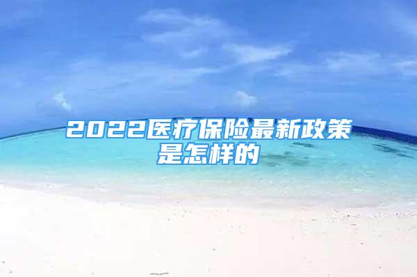 2022医疗保险最新政策是怎样的