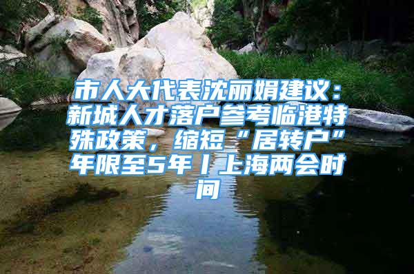 市人大代表沈丽娟建议：新城人才落户参考临港特殊政策，缩短“居转户”年限至5年丨上海两会时间