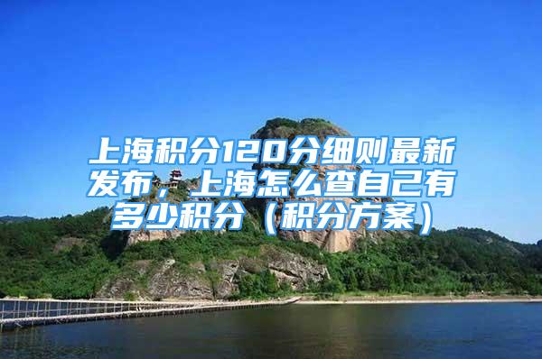 上海积分120分细则最新发布，上海怎么查自己有多少积分（积分方案）