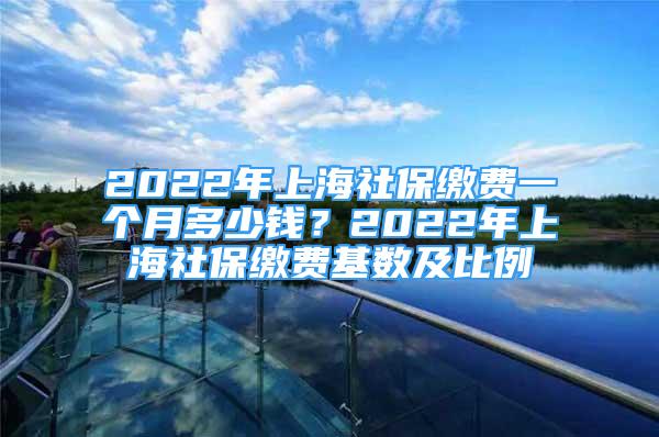 2022年上海社保缴费一个月多少钱？2022年上海社保缴费基数及比例