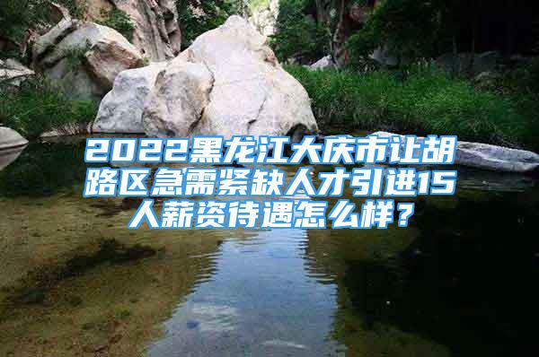 2022黑龙江大庆市让胡路区急需紧缺人才引进15人薪资待遇怎么样？