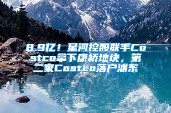 8.9亿！星河控股联手Costco拿下康桥地块，第二家Costco落户浦东