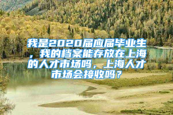 我是2020届应届毕业生，我的档案能存放在上海的人才市场吗，上海人才市场会接收吗？