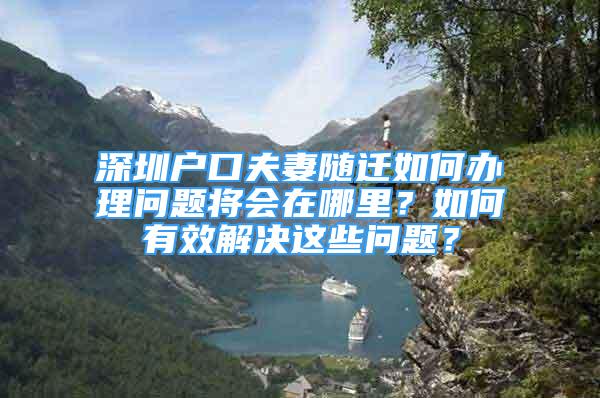 深圳户口夫妻随迁如何办理问题将会在哪里？如何有效解决这些问题？