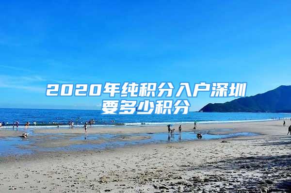 2020年纯积分入户深圳要多少积分