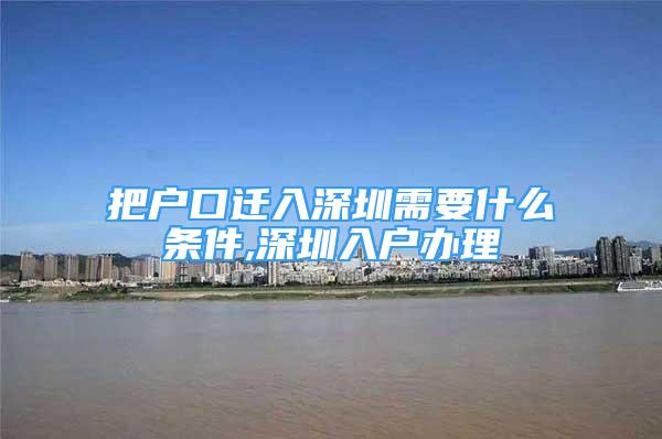 把户口迁入深圳需要什么条件,深圳入户办理