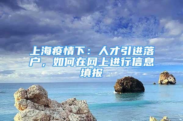 上海疫情下：人才引进落户，如何在网上进行信息填报