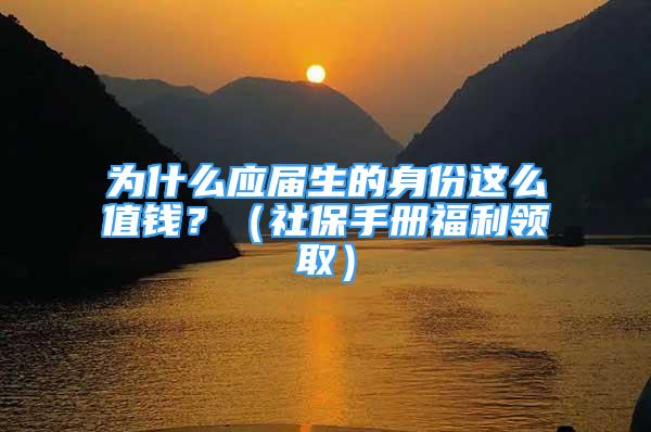 为什么应届生的身份这么值钱？（社保手册福利领取）