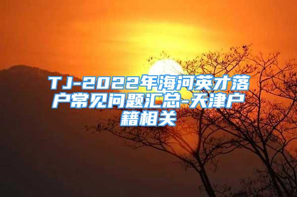 TJ-2022年海河英才落户常见问题汇总-天津户籍相关