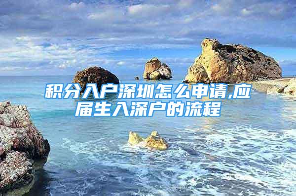 积分入户深圳怎么申请,应届生入深户的流程