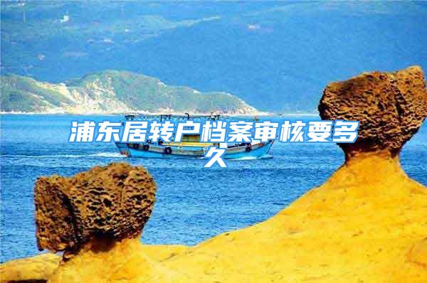 浦东居转户档案审核要多久