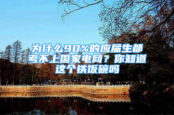 为什么90%的应届生都考不上国家电网？你知道这个铁饭碗吗