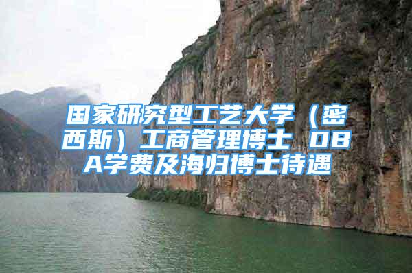 国家研究型工艺大学（密西斯）工商管理博士 DBA学费及海归博士待遇