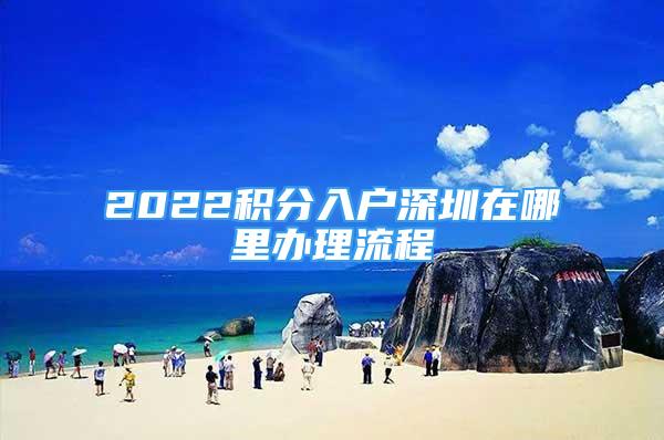 2022积分入户深圳在哪里办理流程