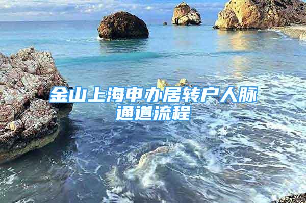 金山上海申办居转户人脉通道流程