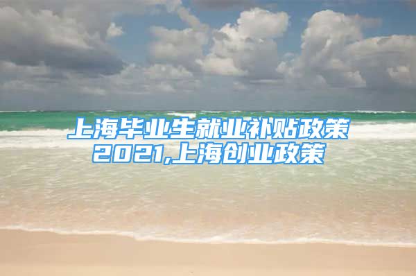 上海毕业生就业补贴政策2021,上海创业政策