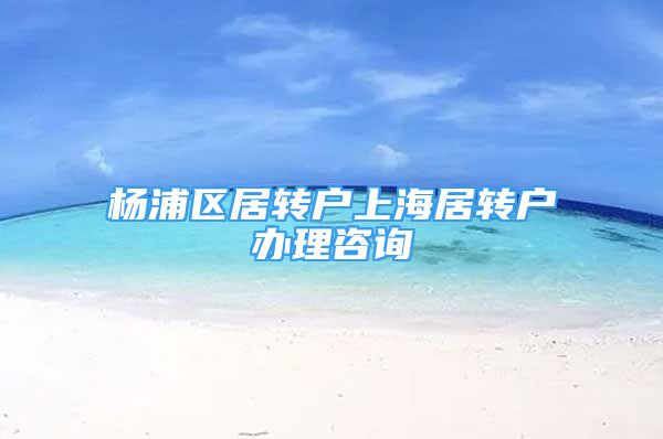 杨浦区居转户上海居转户办理咨询