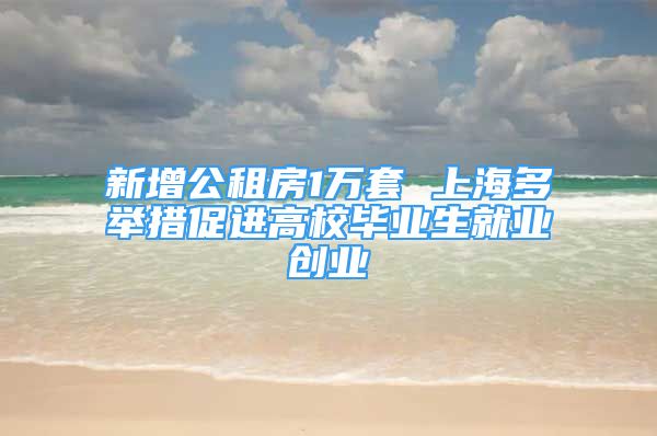 新增公租房1万套 上海多举措促进高校毕业生就业创业