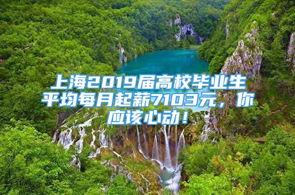 上海2019届高校毕业生平均每月起薪7103元，你应该心动！