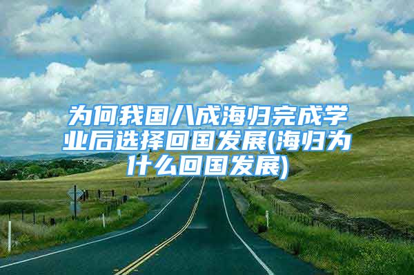 为何我国八成海归完成学业后选择回国发展(海归为什么回国发展)