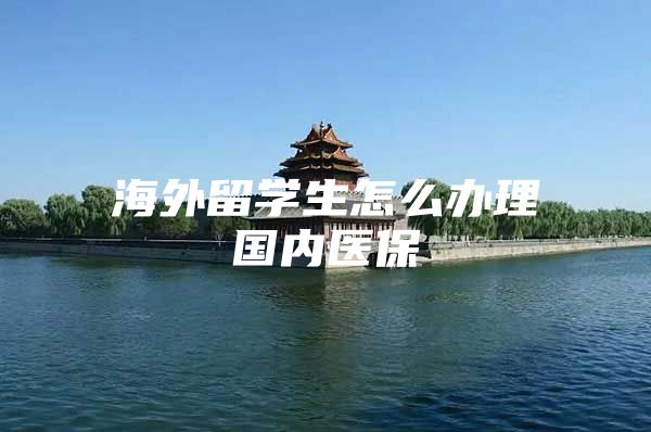 海外留学生怎么办理国内医保