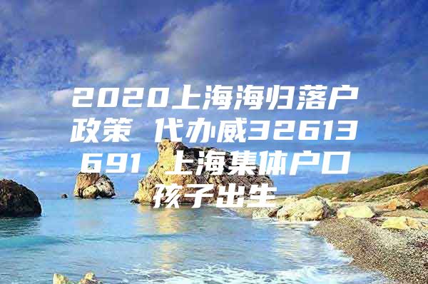 2020上海海归落户政策 代办威32613691 上海集体户口孩子出生