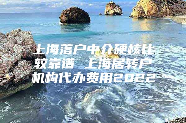 上海落户中介硬核比较靠谱 上海居转户机构代办费用2022