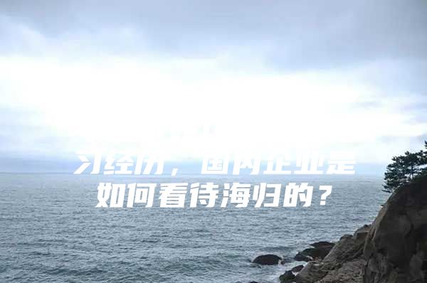 海归硕士自述留学一年还不如几份大厂实习经历，国内企业是如何看待海归的？