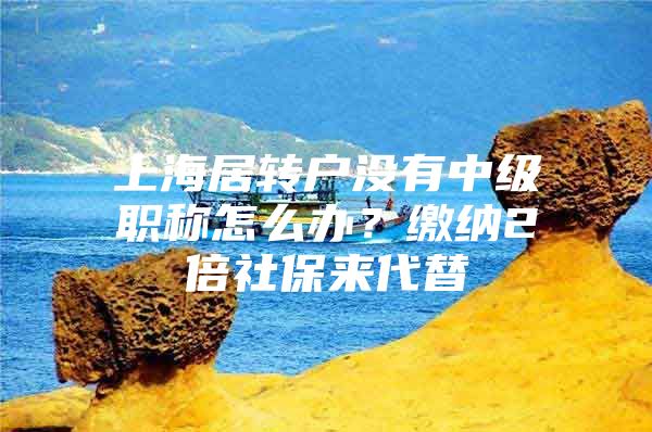 上海居转户没有中级职称怎么办？缴纳2倍社保来代替