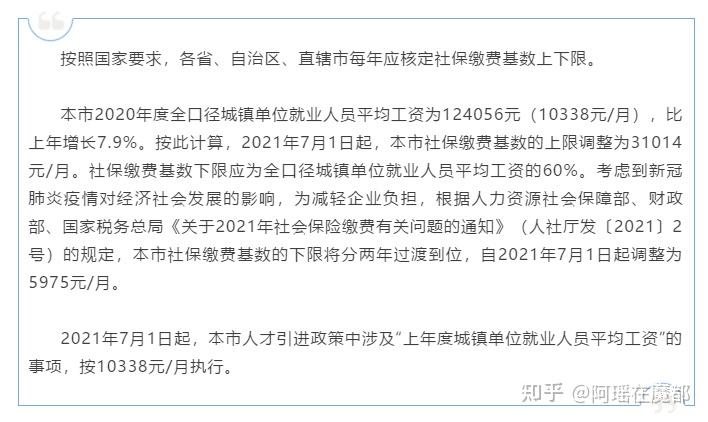 2021年最新社保基数出炉！想要落户上海的留学生注意！