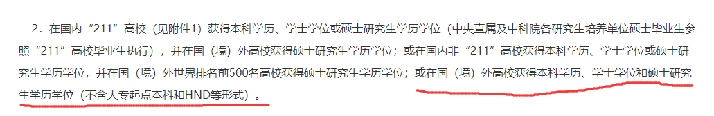 HND、大专起点、联合办学留学生如何落户上海？